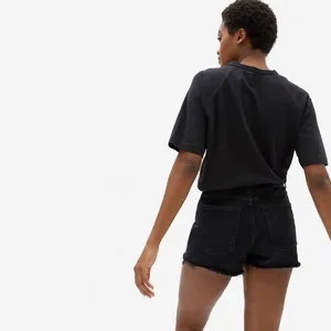 EVERLANE The Cheeky Short In Washed Black thumbnail 3