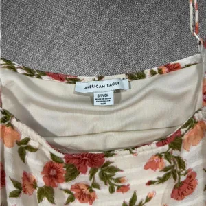 American Eagle Floral Lace Trim Dress thumbnail 4