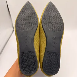 Vivaia Aria Pointed Toe Knit Flats Chartreuse Green Womens Size EU 40/ US 9.5 thumbnail 8
