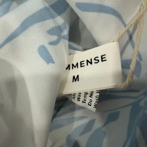 Commense Girly Cottage Fairy Puff Sleeve Twist Detail Midi Dress Blue M thumbnail 3
