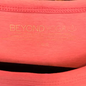 Beyond Yoga Spacedye Motivation Cropped Tank Pink SD4640 Womens Large NEW thumbnail 6