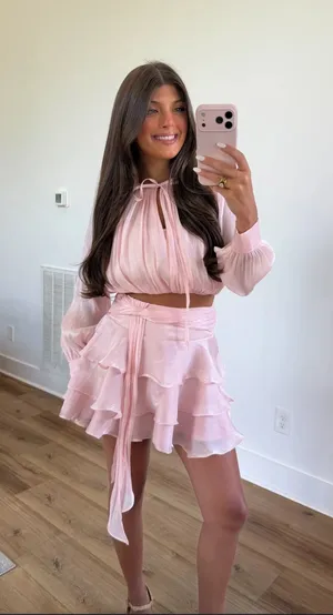 Boutique Shop the Muse Pink Sparkley Set thumbnail 1