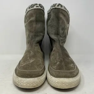 Converse Beverly Suede High Top Boots Knit Lining Womens Size 9 thumbnail 4