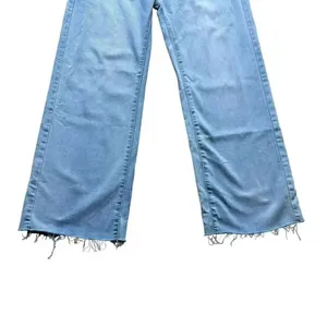 Princess Poly Blue Denim cotton High waisted Y2K Jeans SZ 8 #1859 thumbnail 4