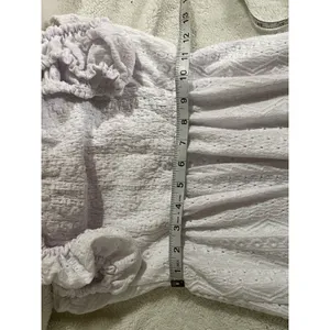 DEREK HEART White Eyelet Maxi Dress Lined. Padded. Size M Milk Maid Cottage Core thumbnail 10