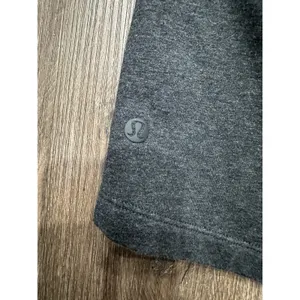Lululemon Start‎ Anew Skirt Heathered Grey Cotton Elastane Ribbed Sides Size 2 thumbnail 3