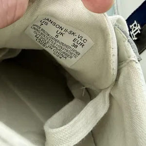 Lauren Ralph Lauren Size-7 Women's Janson Sneakers Leather‎ Snow White thumbnail 5