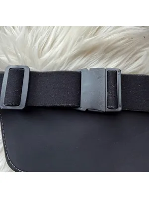 Marika Black Adjustable Waist Pack with Zipper Pocket thumbnail 6