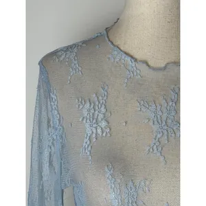 Beverly and Beck PacSun Lace Mesh Top Women Small Blue NWT Sheer Fairycore Y2K thumbnail 8