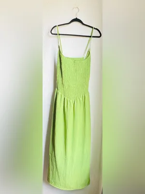 ASOS DESIGN scoop neck crinkle maxi sundress thumbnail 2