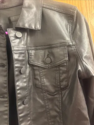 Kut from the Kloth Black Faux Leather Jacket thumbnail 3