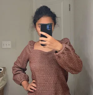 Madewell Brown Long Sleeve Top thumbnail 3
