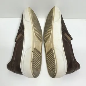 M. Gemi Cerchio Leather Slip On Shoes in Brown Size 6‎ thumbnail 5