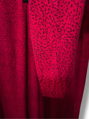 Apt 9 | Intimates Pink & Black Lounge Sleep Long Sleeve Sleep Dress (size M) thumbnail 7