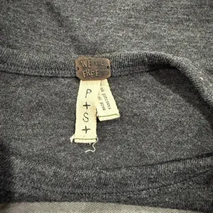 We The Free Women's Gray‎ Colorblock 3/4 Sleeve Blouse Size Small Casual thumbnail 6