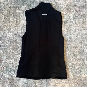 Icebreaker Women ZoneKnit Black Merino Wool Quilted Full Zip Vest Small thumbnail 2