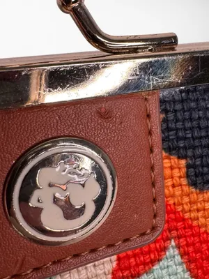 Spartina 449 Colorful Floral Lock Linen Coin Purse thumbnail 3