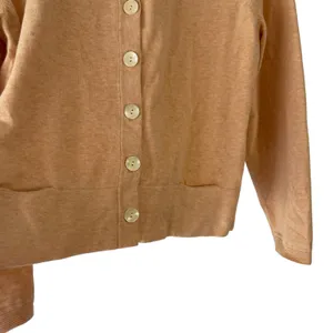 J. Jill Women's Size Large Light‎ Orange Button Cardigan Sweater thumbnail 5