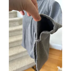 UGG Pichot Grey Fleece Lined Poncho Sweater thumbnail 6