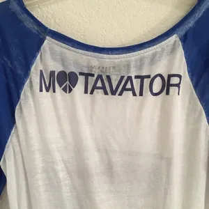 Bethany Mota Y2K burnout raglan baseball Tee L Motavator‎ thumbnail 6