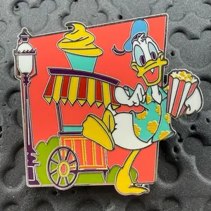 Disney parks play in the park blind bag Donald Duck snack cart trading pin thumbnail 1