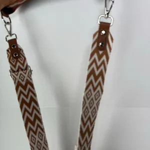 Brown Crossbody Bag Adjustable Strap Multi Pocket CLUCI Faux Leather NEW thumbnail 6