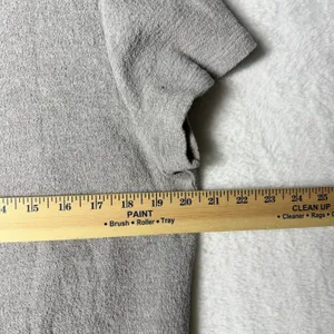 Madewell Modern Tie-front Tee 100% Cotton Gray Women’s Size L thumbnail 8