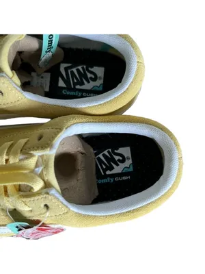 Vans NEW Unisex Old Skool Honey Gold Suede Shoes Size 8 or 9.5 #027 thumbnail 6