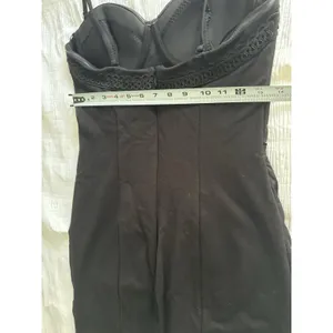 NWT H&M Little Black Dress Emroidery Tank Short Cocktail Going Out Club Mini thumbnail 6