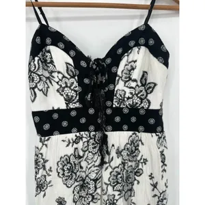 Charlotte Russe Baby Doll Y2K Mini Dress Spaghetti Strap XS Floral Boho Festival thumbnail 4