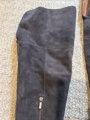 Lucky Brand Women's Over-the-Knee Suede Block Heel Boots - Charcoal thumbnail 11