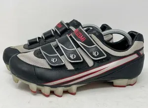 Pearl Izumi Black Grey Quest MTB 5728 Cycling Shoes Cleats Size 39 US 7.5 thumbnail 1