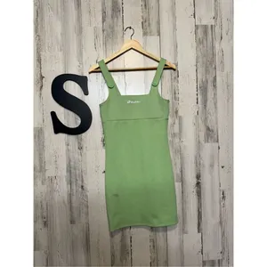 Lotto Lime Green Square Neck Mini Dress Womens Size Small S Activewear Athleisur thumbnail 7