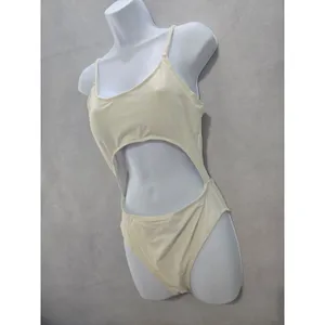White One Piece 90s Y2K Swimsuit Beach Vacation Resort Sexy Large thumbnail 4