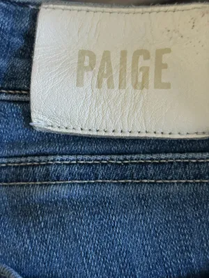 PAIGE Women’s Skinny Jeans in Medium Blue - Stretch Denim Sz 28 thumbnail 3