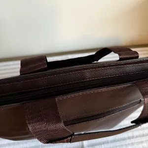 NEW Brown Briefcase Laptop File Style Bag #260247 thumbnail 5