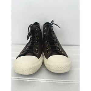 Converse Chuck Taylor All Star Leather High Top Sneakers Brown Men 5.5 Women 7.5 thumbnail 5