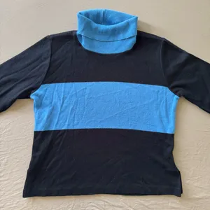 Vintage Colorblock Turtleneck Sweater thumbnail 2
