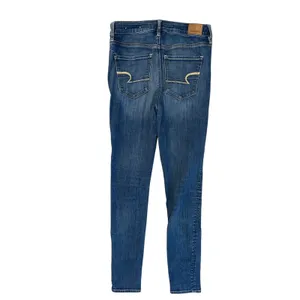 American Eagle Super Hi-Rise Jegging Dark Wash Skinny Jeans Womens 8 Long thumbnail 2