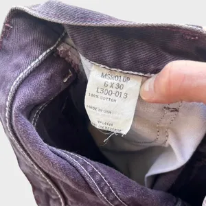 Vintage Wrangler Jeans Purple High Rise Tapered Leg Women's 6 90s Western Rodeo thumbnail 7