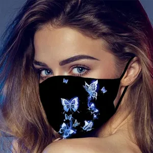 Blue Butterflies Face Mask thumbnail 1
