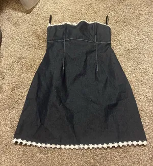 Denim dress size 6 Blue thumbnail 1