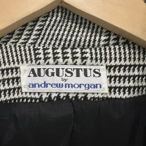 Augustus by Andrew Morgan houndstooth Blazer Jacket 90's Vintage Academia Size 6 thumbnail 6