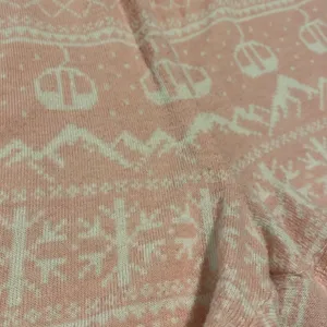 Colsie Pink and White Holiday Christmas Winter PJ Set thumbnail 7