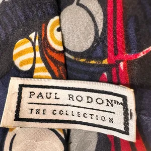 Paul Rodon The Collection 100% Silk Handmade Mens Art Necktie Multicolor Office thumbnail 9