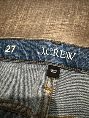 J. Crew 9” Demi Boot Crop Jeans thumbnail 4