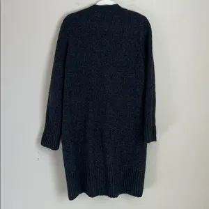 COS Longline Cardigan Sweater with Pockets Chunky Knit Wool Blend‎ Sz Small thumbnail 6