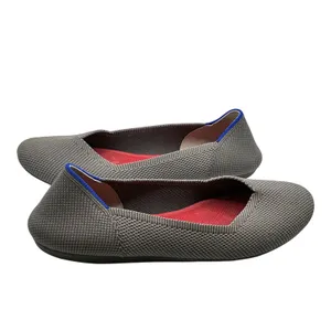 Rothys The Flat Charcoal‎ Heather Grey Pointed Toe Ballet Flats Womens 9 thumbnail 3