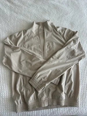 Lululemon Tan/Beige Light Jacket/Windbreaker thumbnail 2