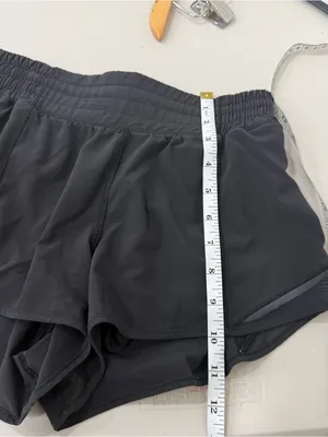 Lululemon Hotty Hot Short High-Rise Lined black Short /size 4 thumbnail 7